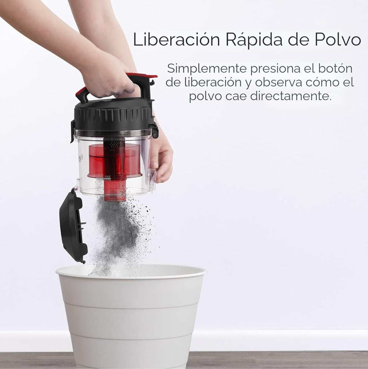 Eureka - Aspiradora sin bolsa de cilindro, aspiradora ligera para a...