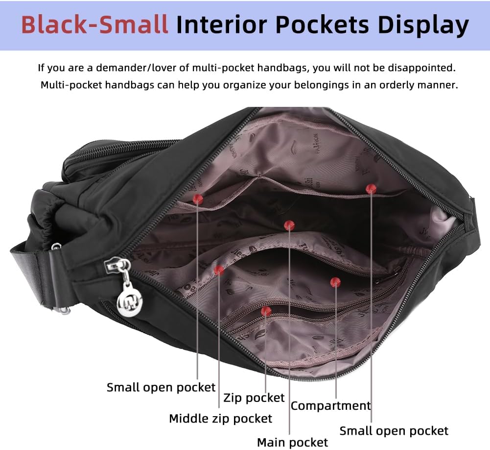MINTEGRA Bolso de mano de hombro para mujer, espacioso bolso cruzad...