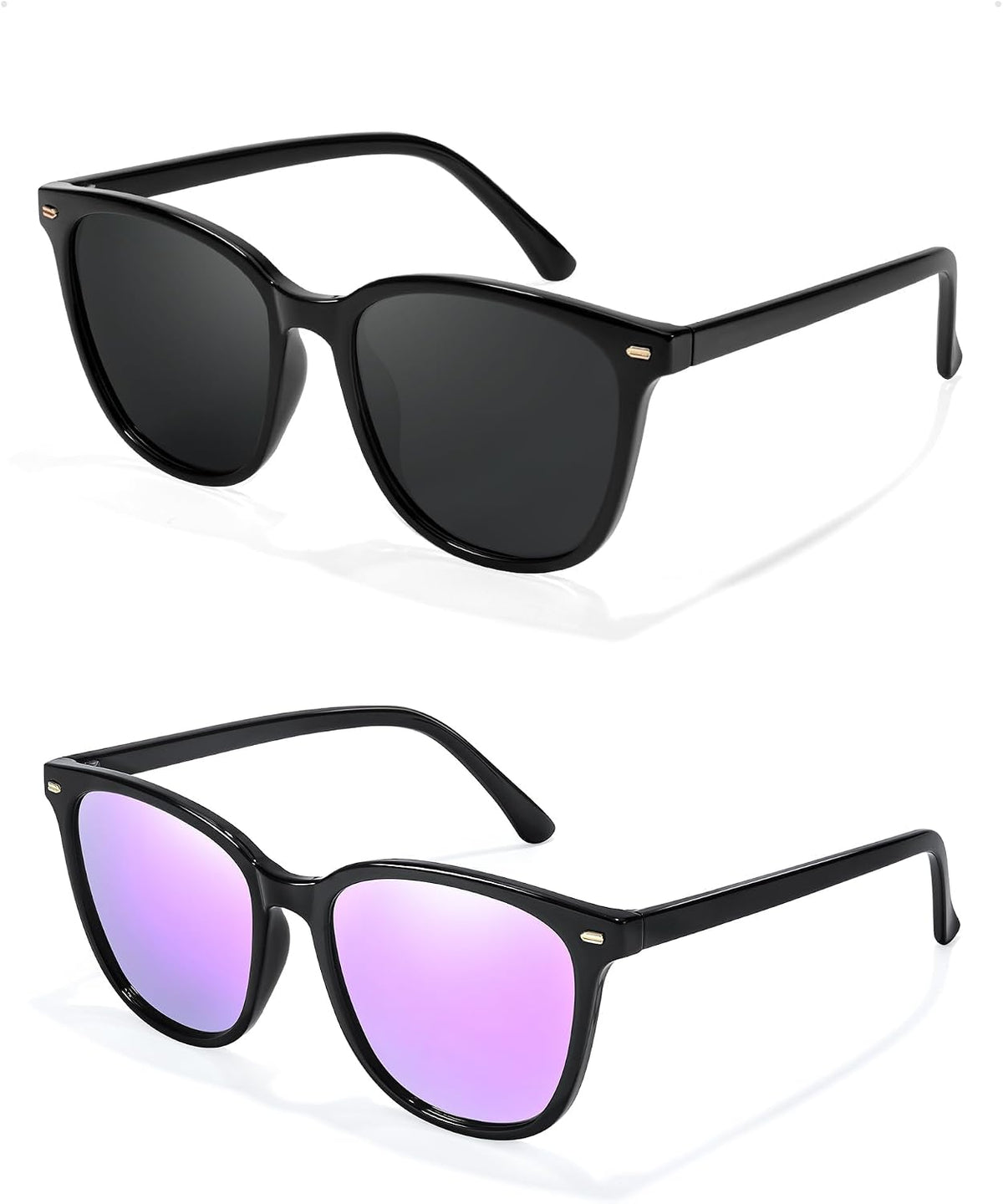 FIMILU 2 paquetes de gafas de sol para mujer, lentes polarizadas co...