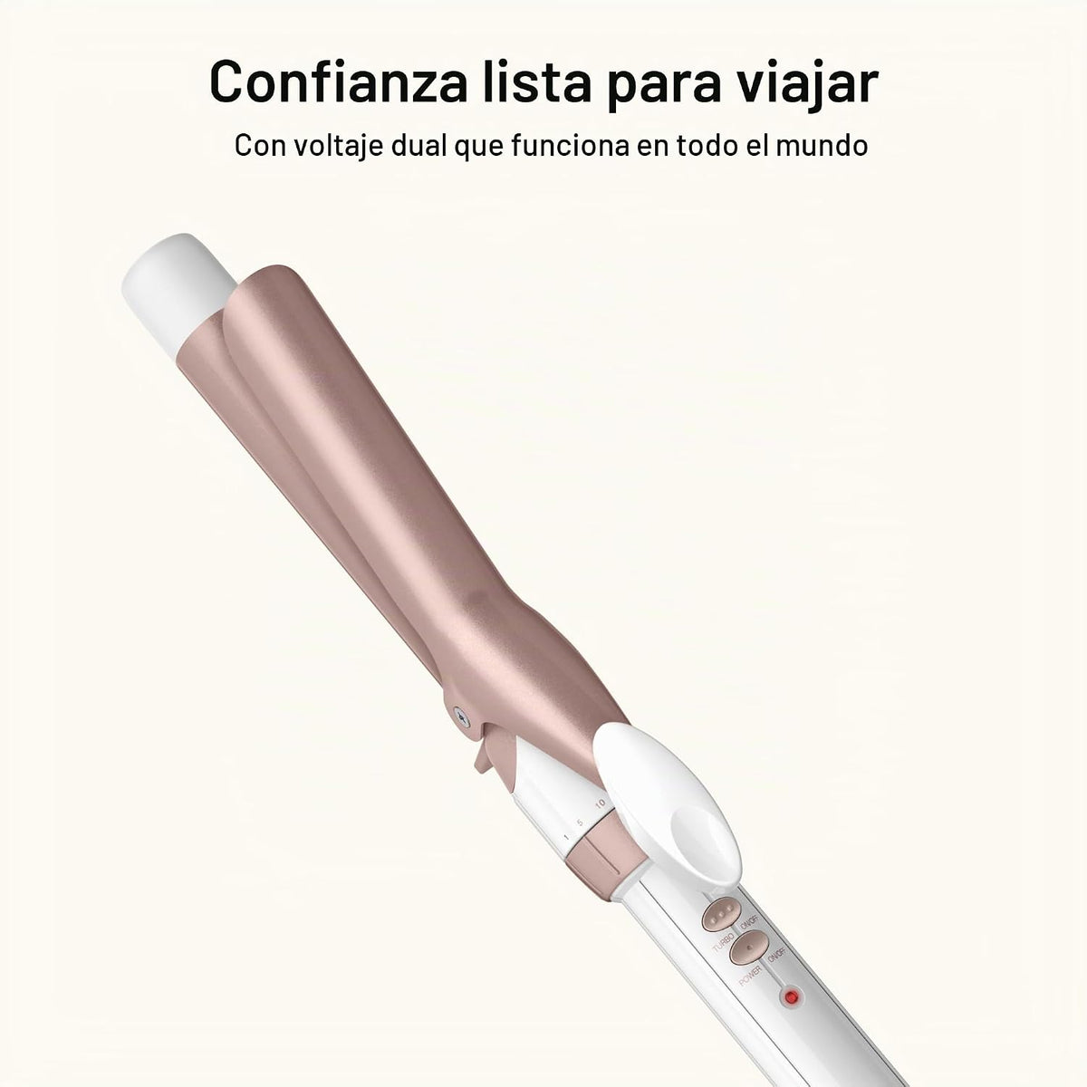 Conair - Plancha rizadora de cerámica doble, barril de 1 pulgada |...