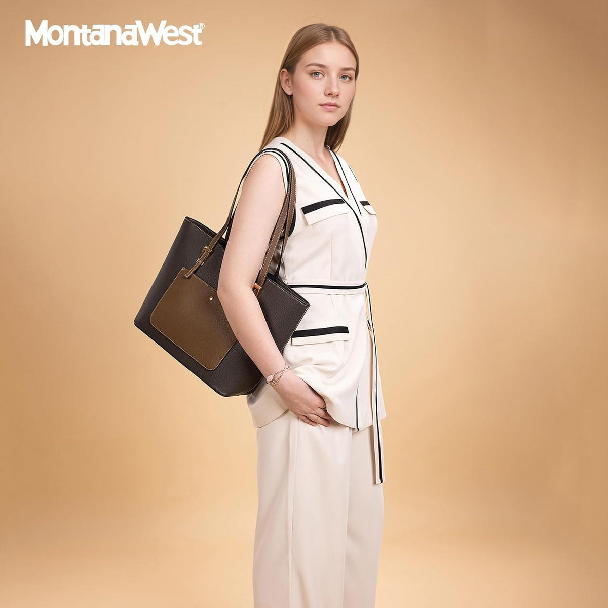 Montana West - Juego de 3 piezas de bolsos para mujer: bolso de man...