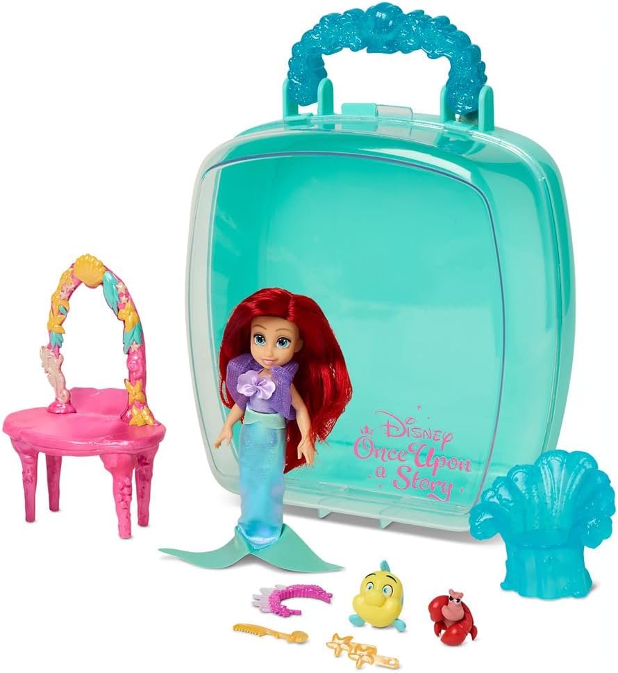 Disney Store Juego oficial de muñecas de princesa Ariel Once Upon a...