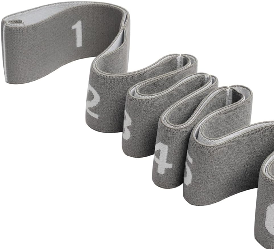 Paquete de 2 correas de yoga con 11 bucles, bandas elásticas ajusta...