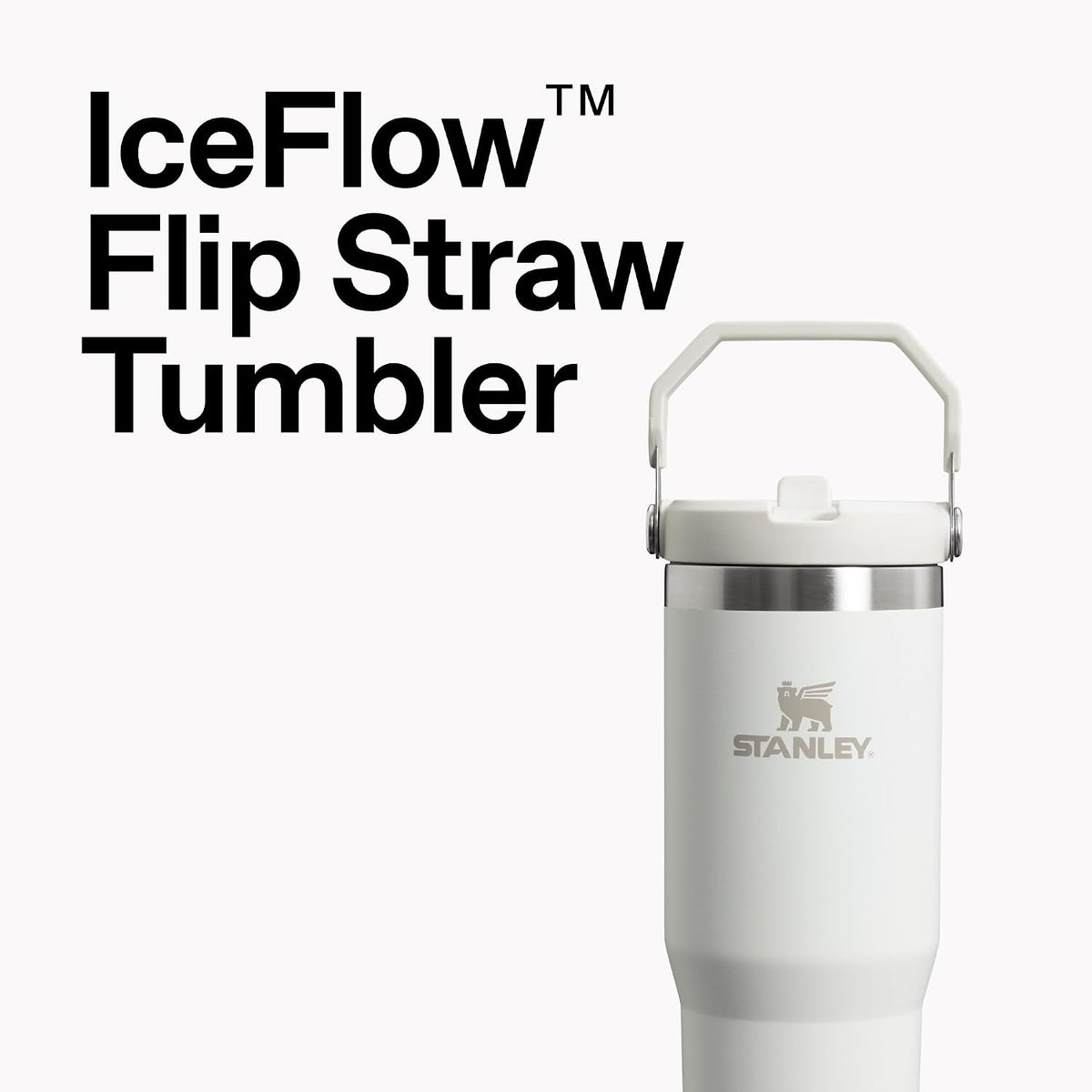 STANLEY IceFlow 2.0 - Vaso con pajita, 30 onzas, almendra tostada |...