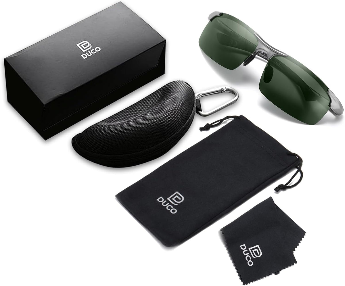 DUCO - Gafas de sol polarizadas para hombre, para deportes, pesca,...