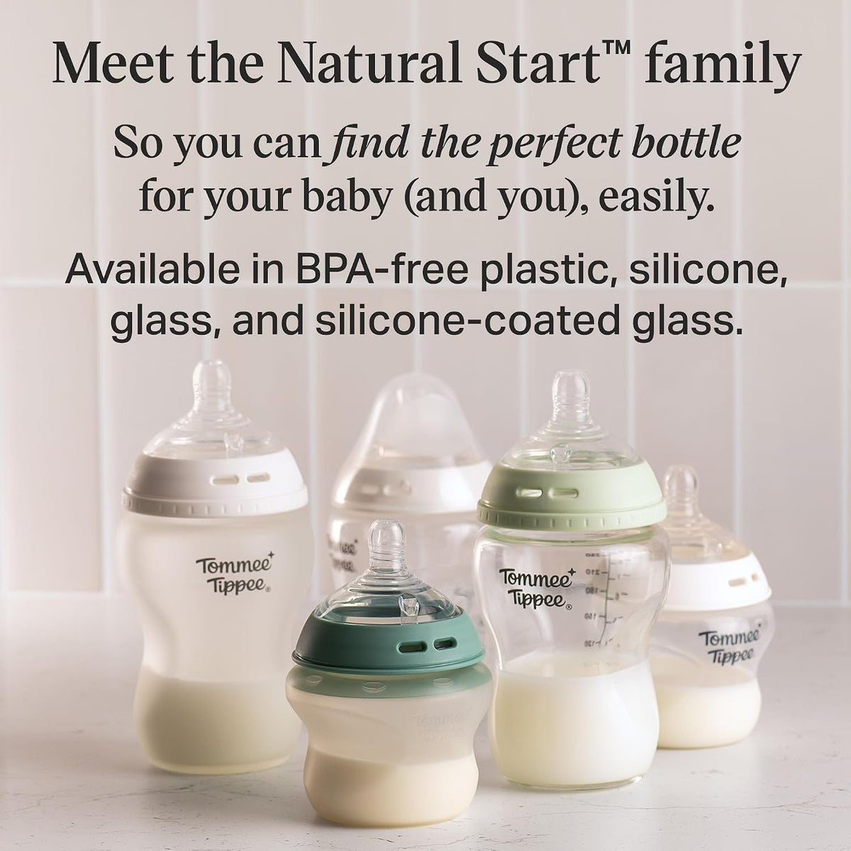 Tommee Tippee Natural Start - Biberones anticólicos de 9 onzas sin...