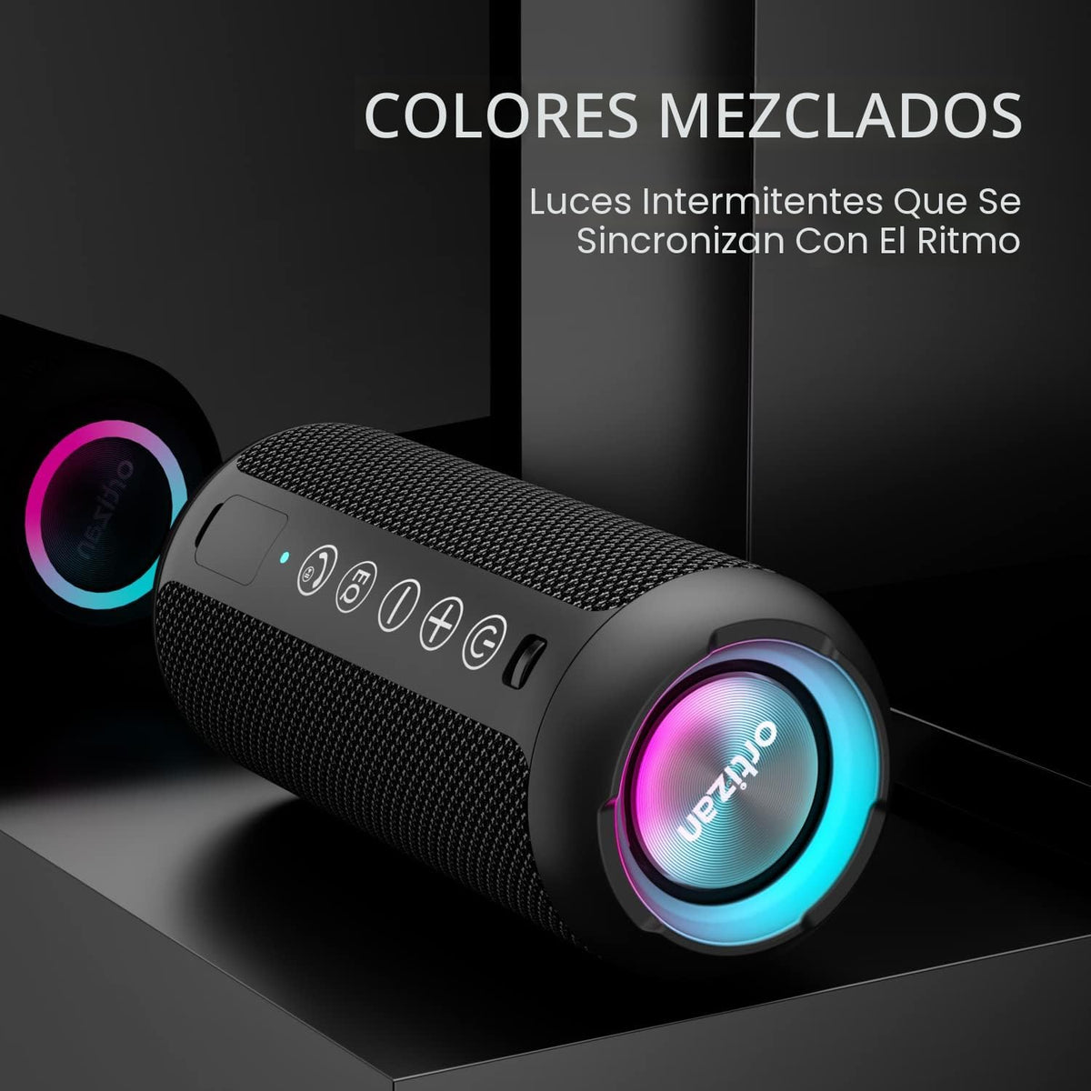 Altavoz Bluetooth portátil Ortizan X10 (1.ª generación), resistente...