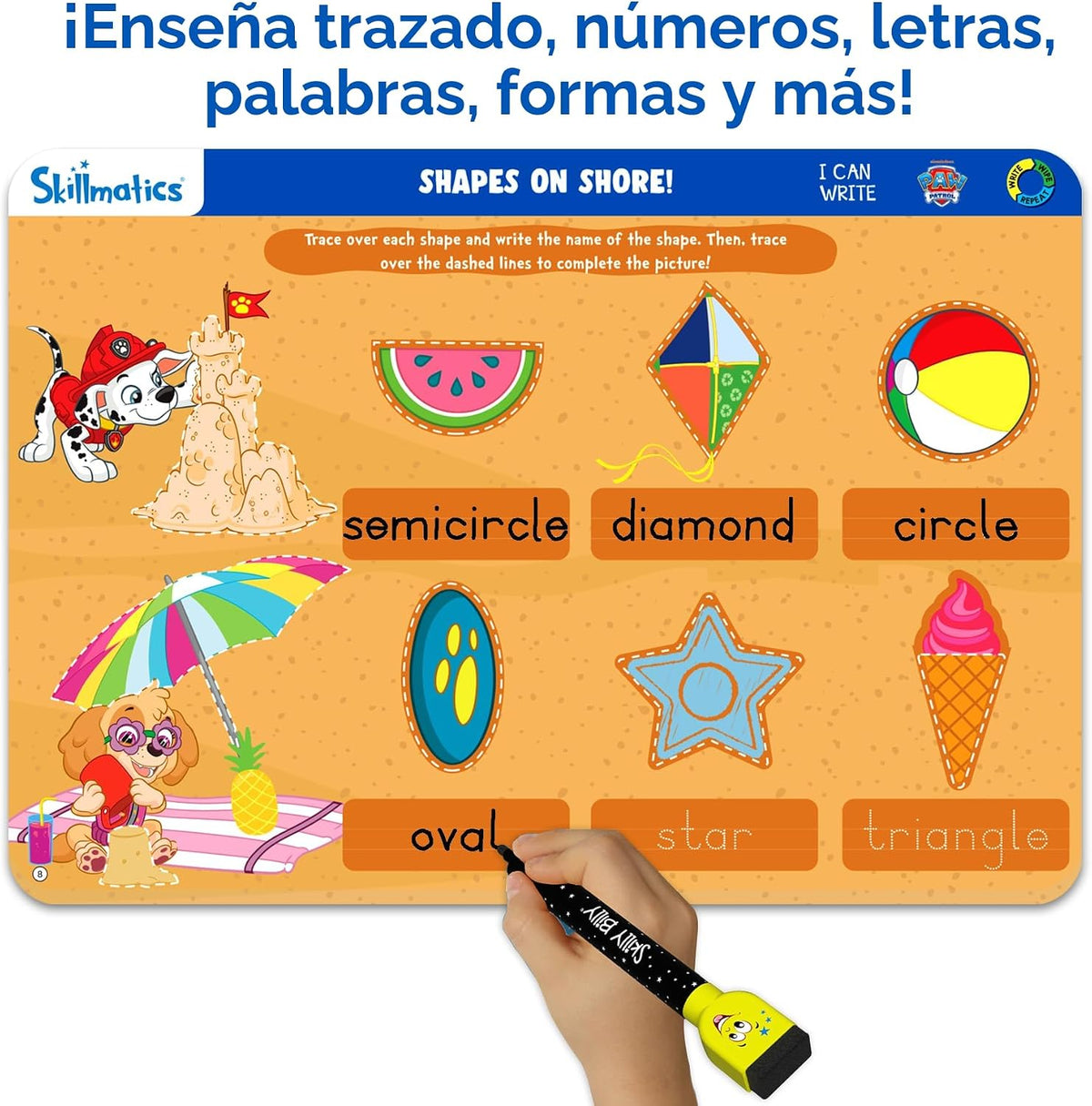 Skillmatics Puedo Escribir - Patrulla Canina, Aprendizaje Preescola...