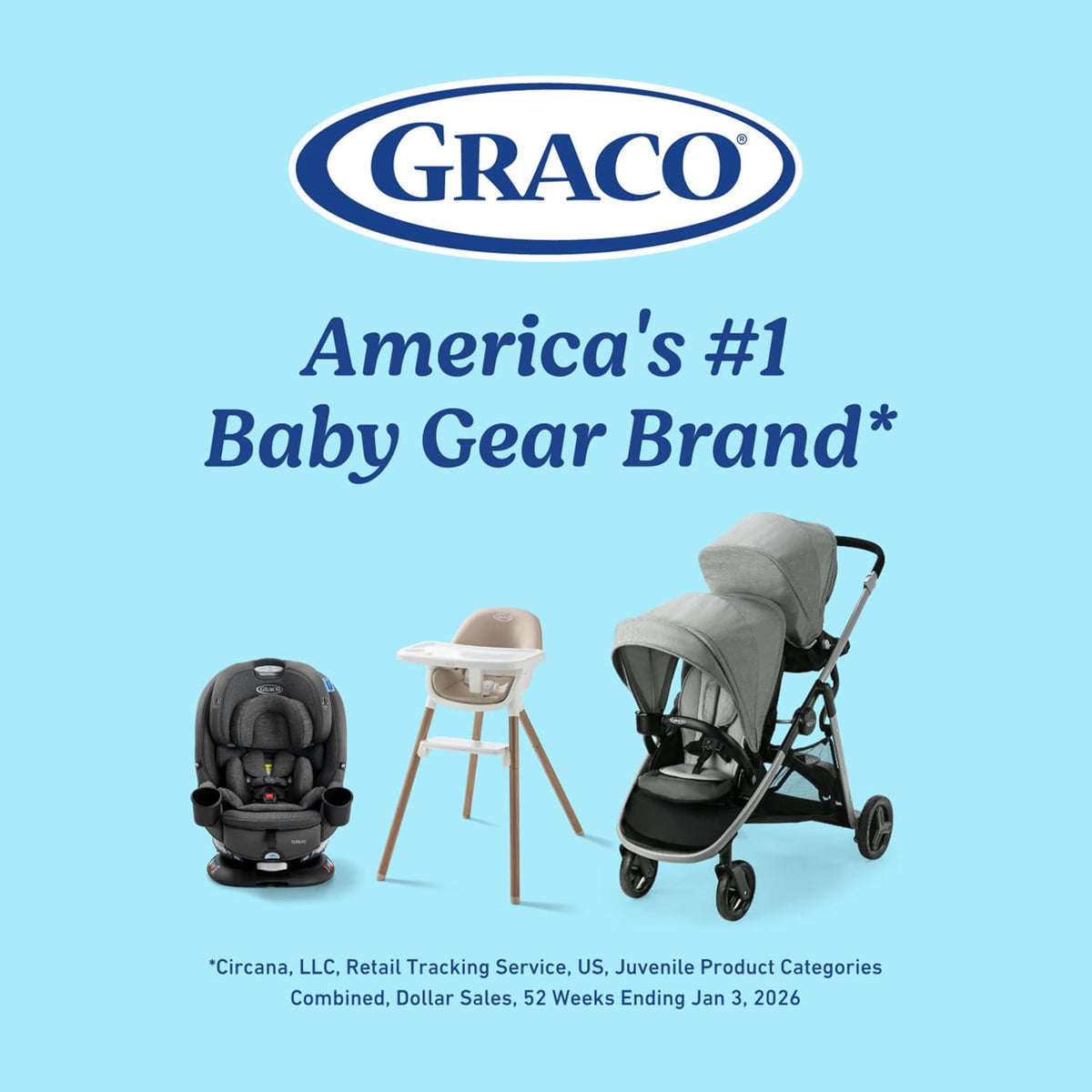 Graco Slim Snacker Trona, Batidor | Ultra delgado y compacto, de pi...