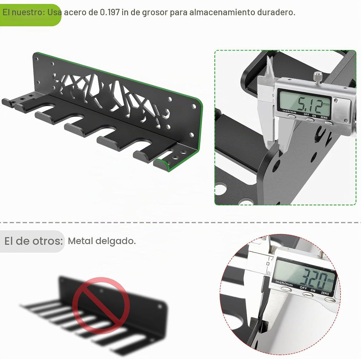 Kipika Estante de Almacenamiento para Discos de Peso - Soporte para...