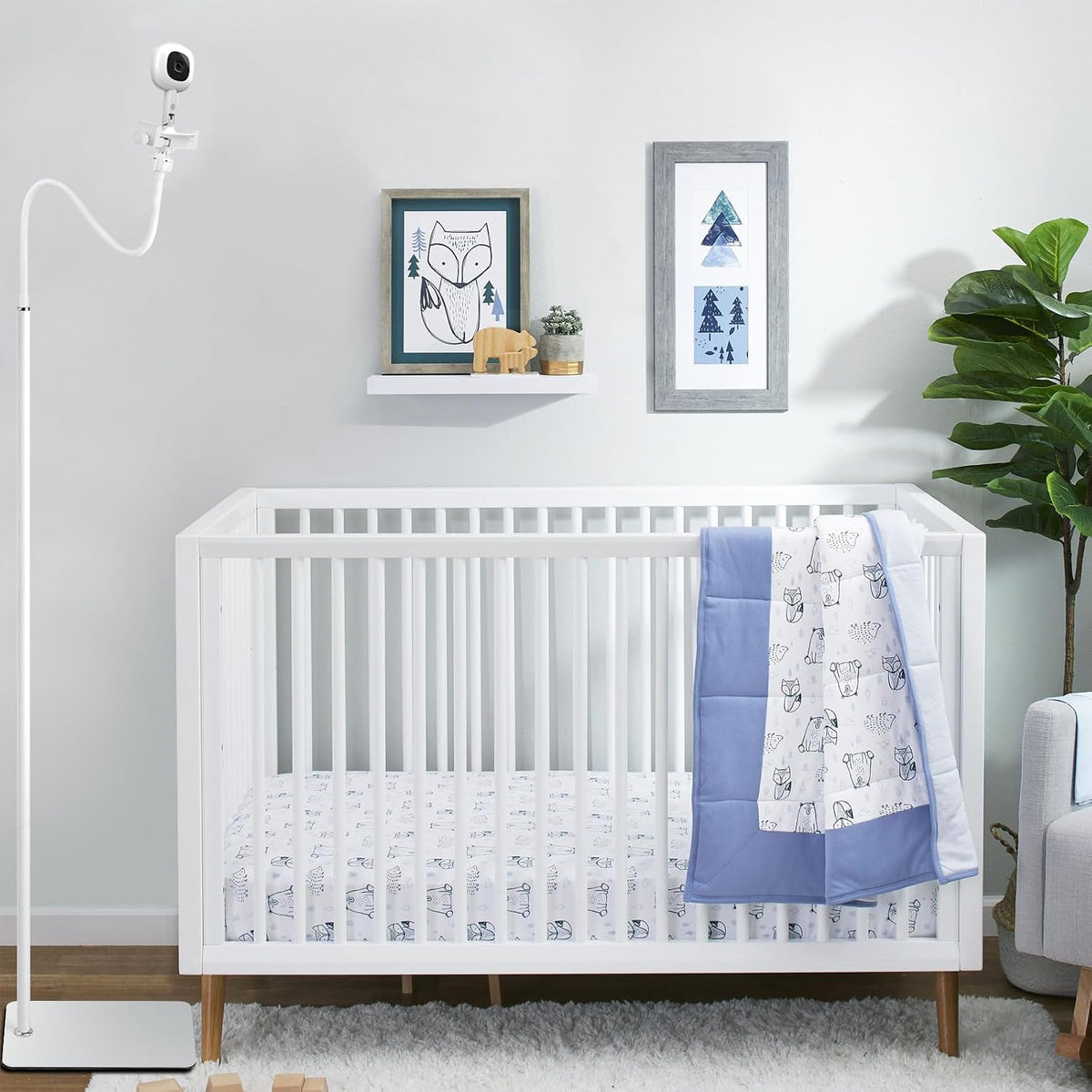 iTODOS Soporte de pie para monitor de bebé compatible con HelloBaby...