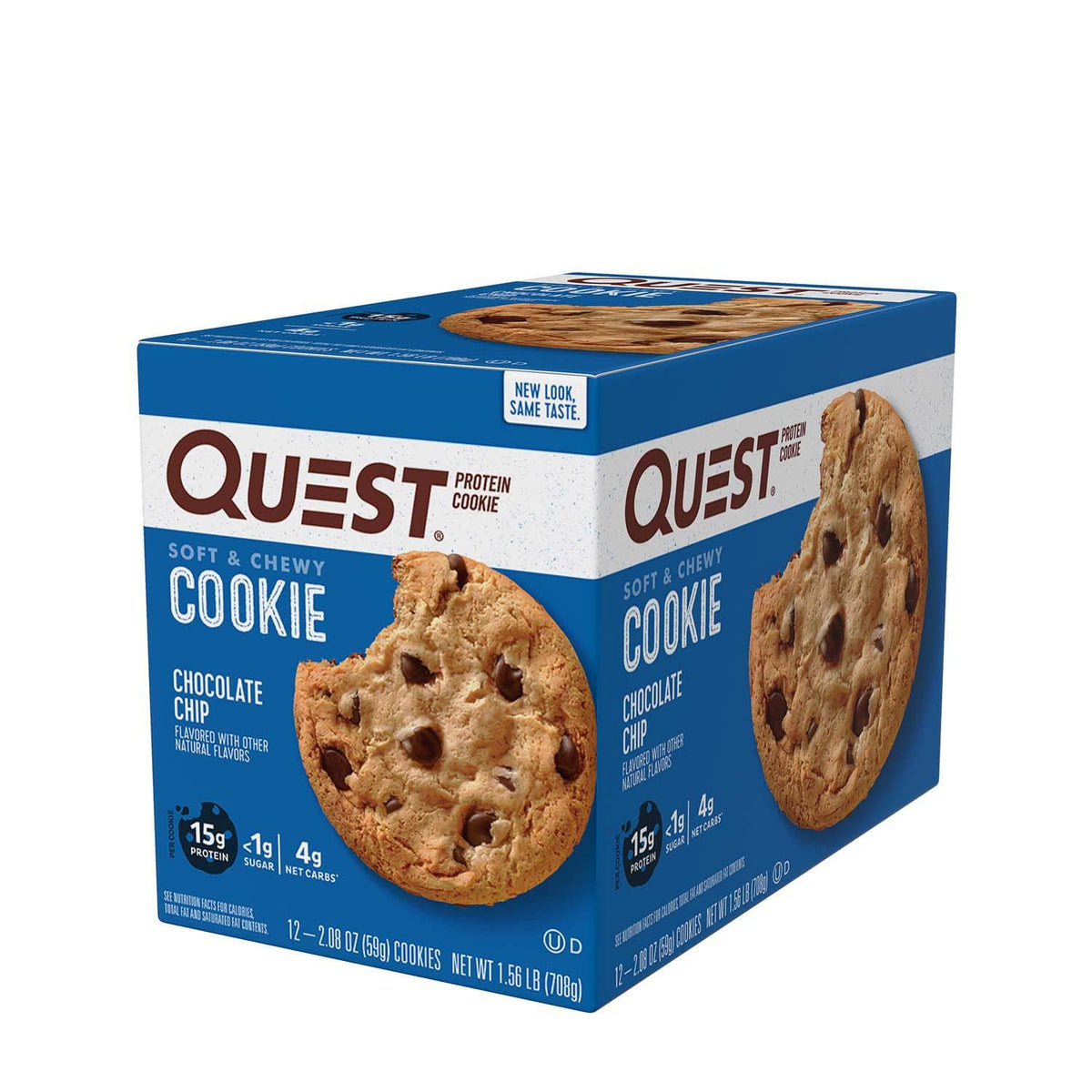 Proteína Quest galletas mantequilla de maní (Chocolate Chip) | 0.07...