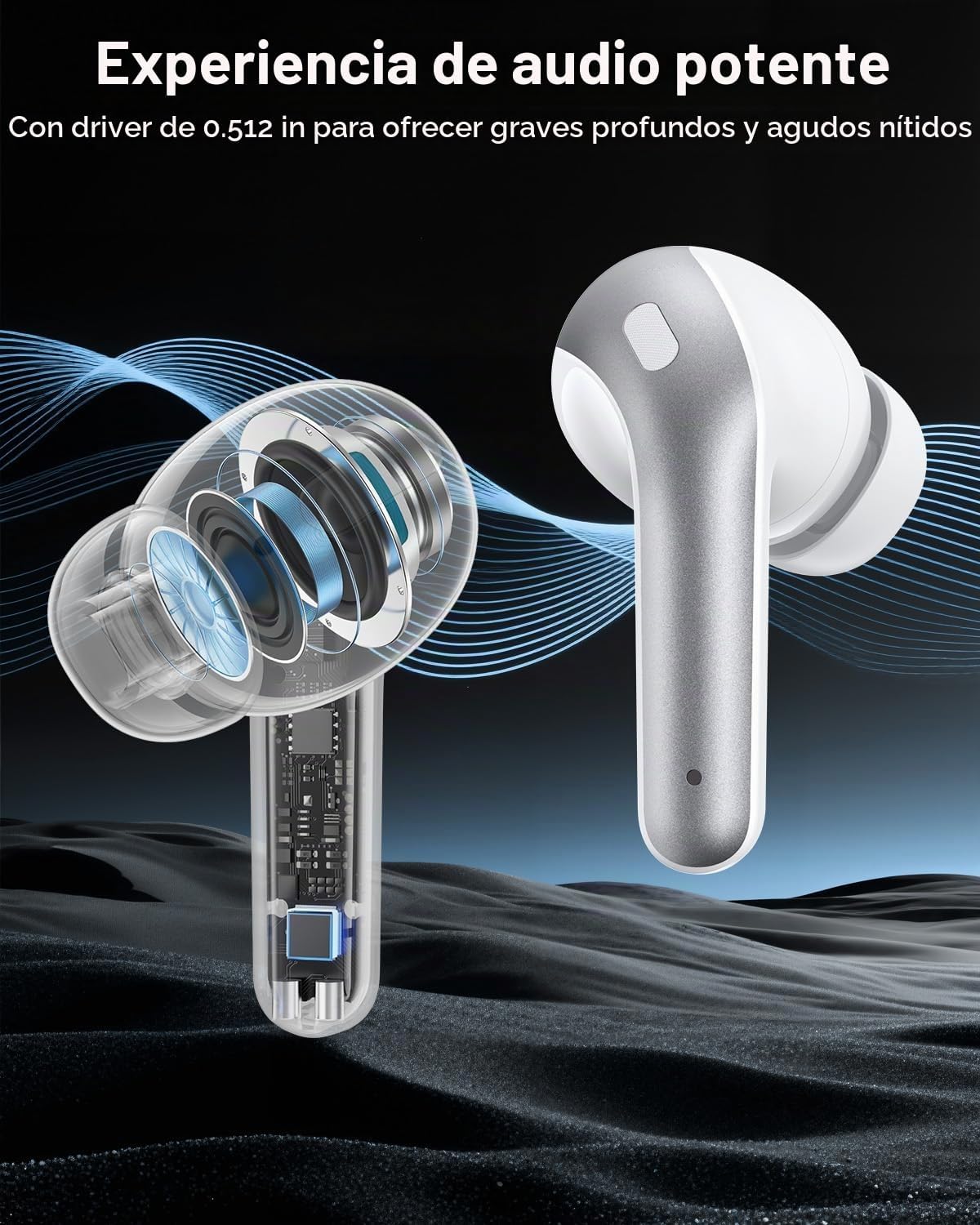 TAGRY Auriculares Bluetooth Verdaderamente Inalámbricos Auriculares...