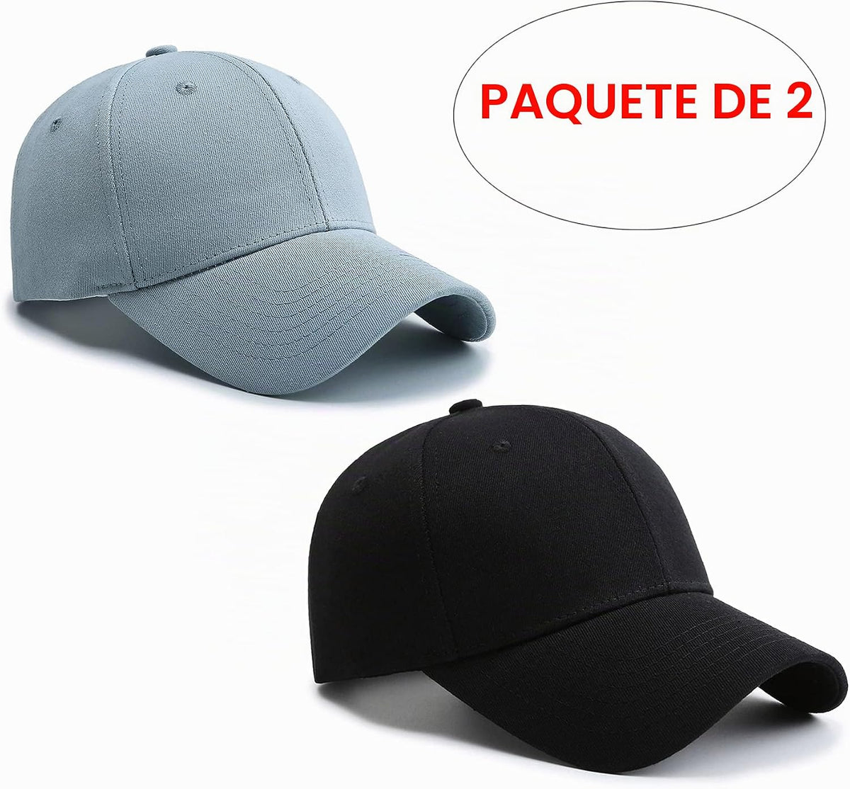 PFFY 2 paquetes de gorra de béisbol Golf Dad Hat para hombres y muj...