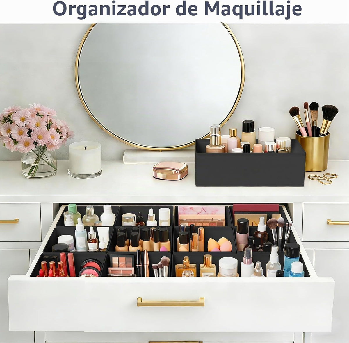 DIMJ Organizador de cajones, paquete de 30 organizadores de aparado...