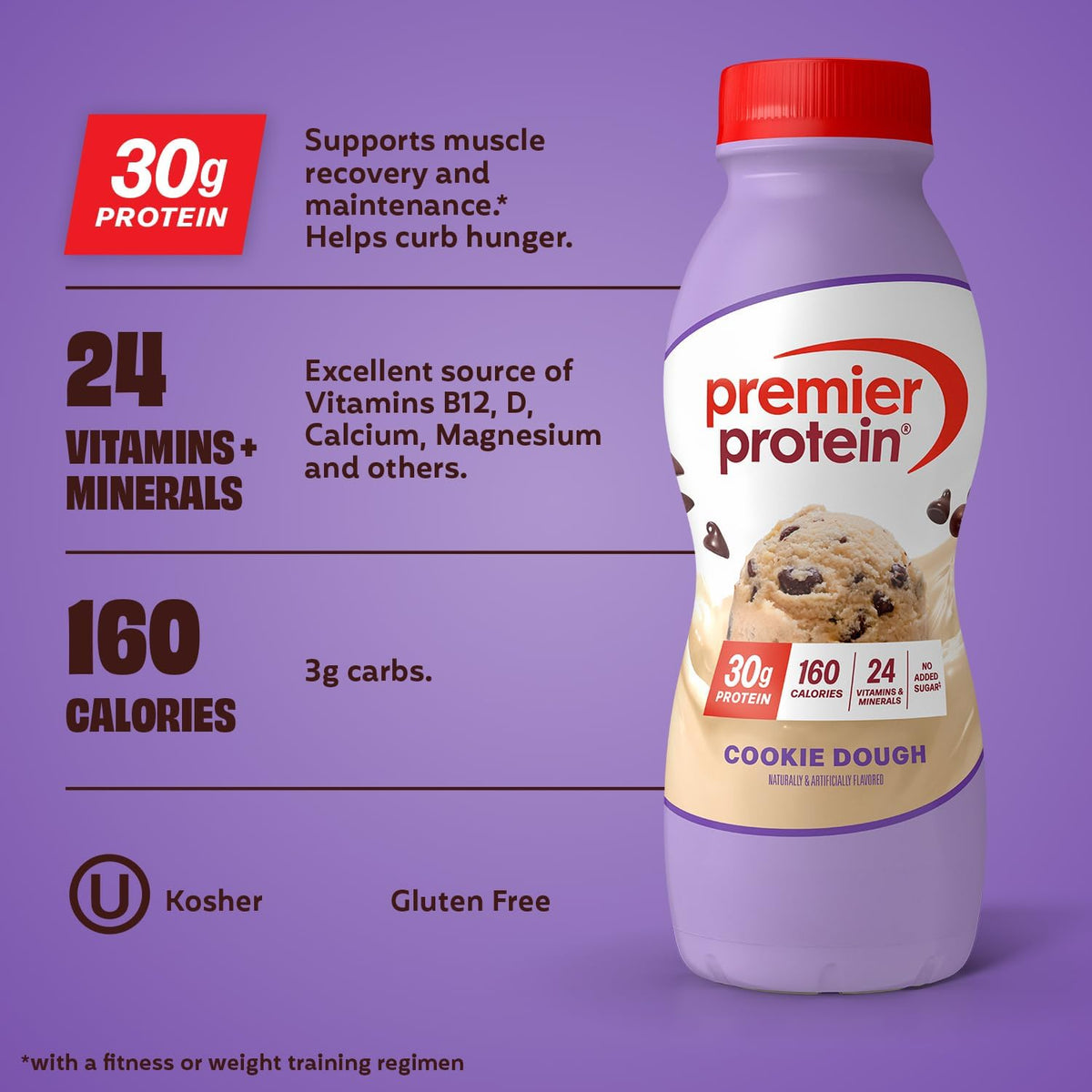 Premier Protein Batido alto en proteínas de 1.06 oz, masa de gallet...