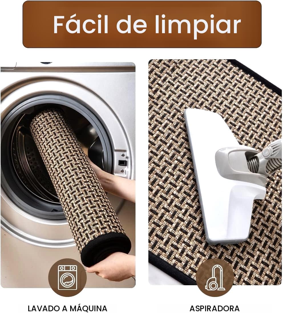 eqivei Juego de alfombras y tapetes de cocina antideslizantes lavab...