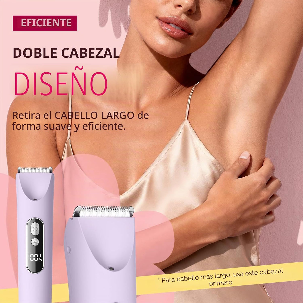 CoolHair Recortadora de bikini para mujer, maquinilla de afeitar el...