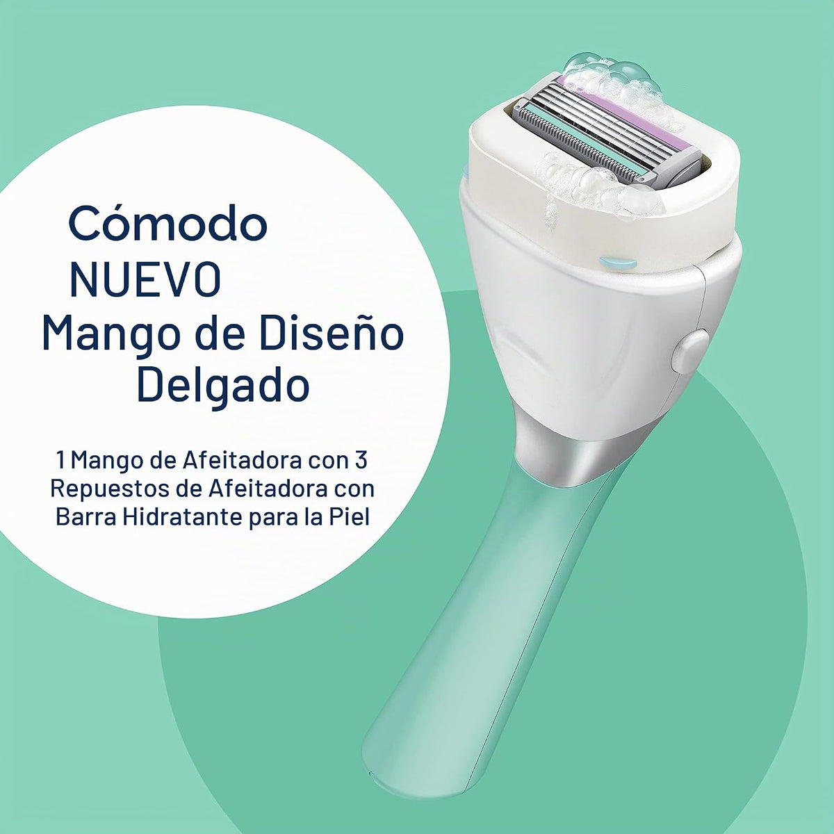 Maquinillas de afeitar Schick Intuition Sleek para mujeres con piel...
