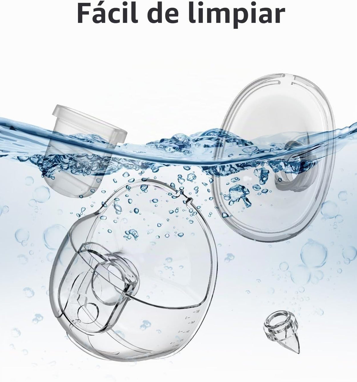 Piezas de extractor de leche portátil compatibles con Mammanuwa, bo...