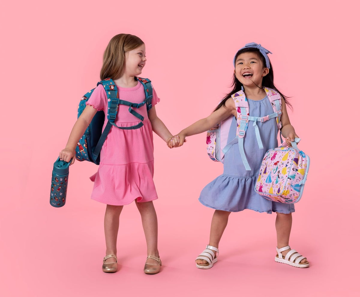 Simple Modern Disney Princess Kids Mochila para escuela, niñas, niñ...