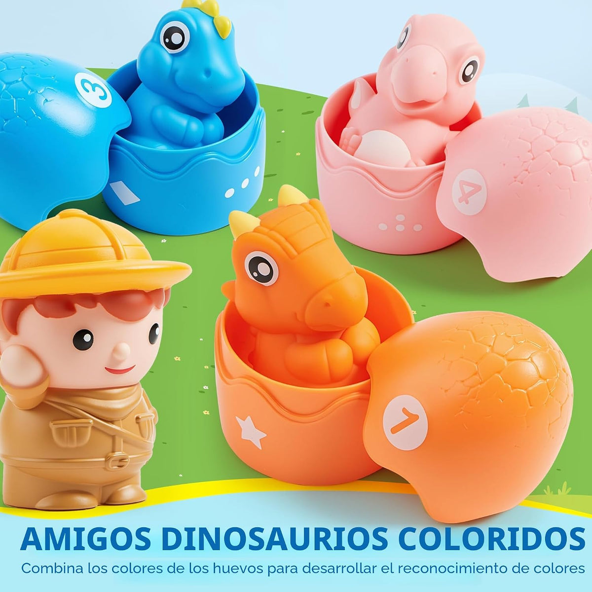 Juguetes de aprendizaje Play-Act para niños de 1, 2 y 3 años, conta...