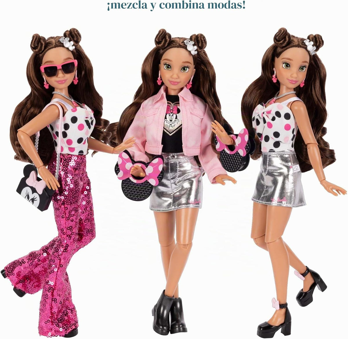 Disney ILY 4ever Muñecas de moda inspiradas en Minnie de 11.5 pulga...