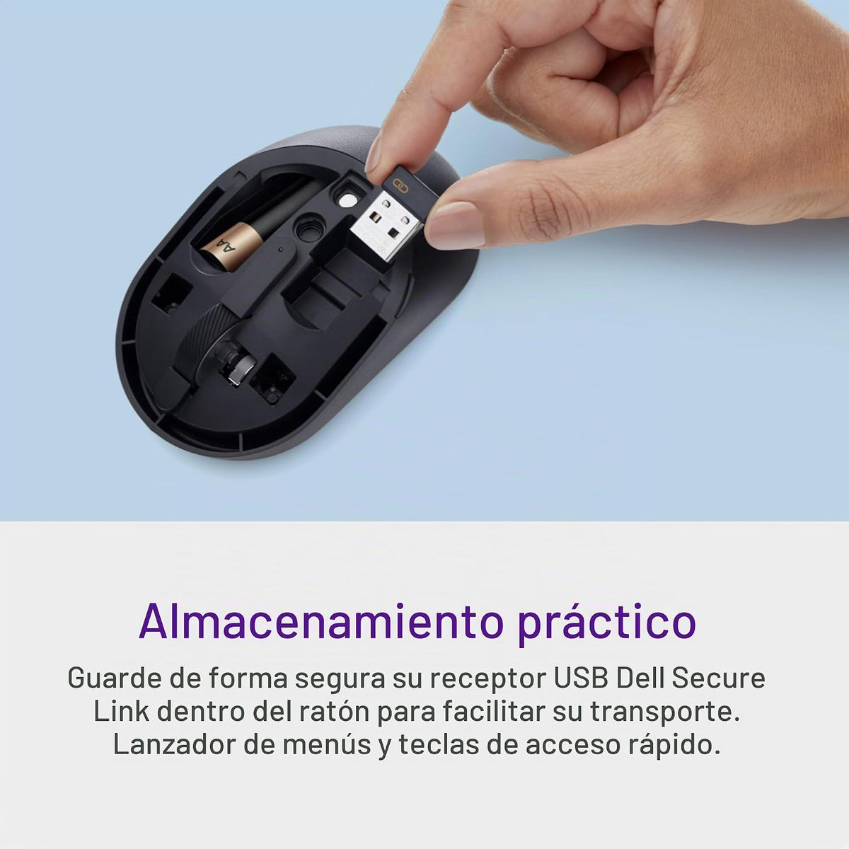 Dell Mouse inalámbrico profesional MS355, clic silencioso, Bluetoot...