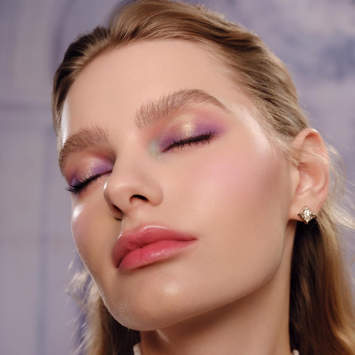 Flower Knows Knight Unicorn - Paleta de maquillaje satinado de 6 co...