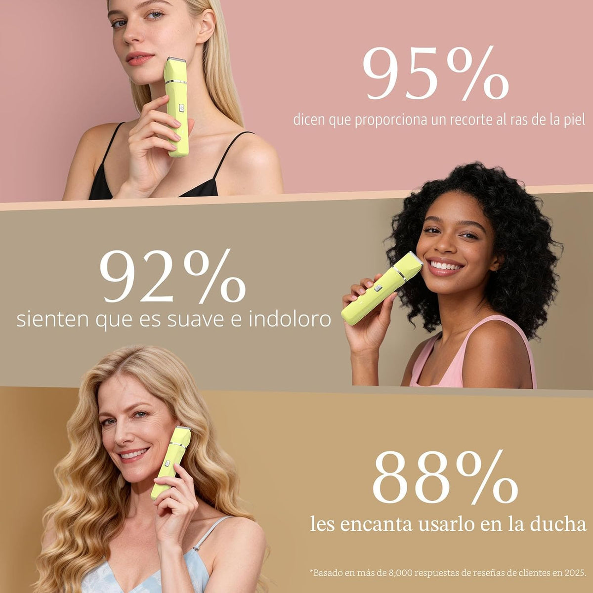 Risina Recortadora de bikini para mujer, afeitadora de bikini, maqu...