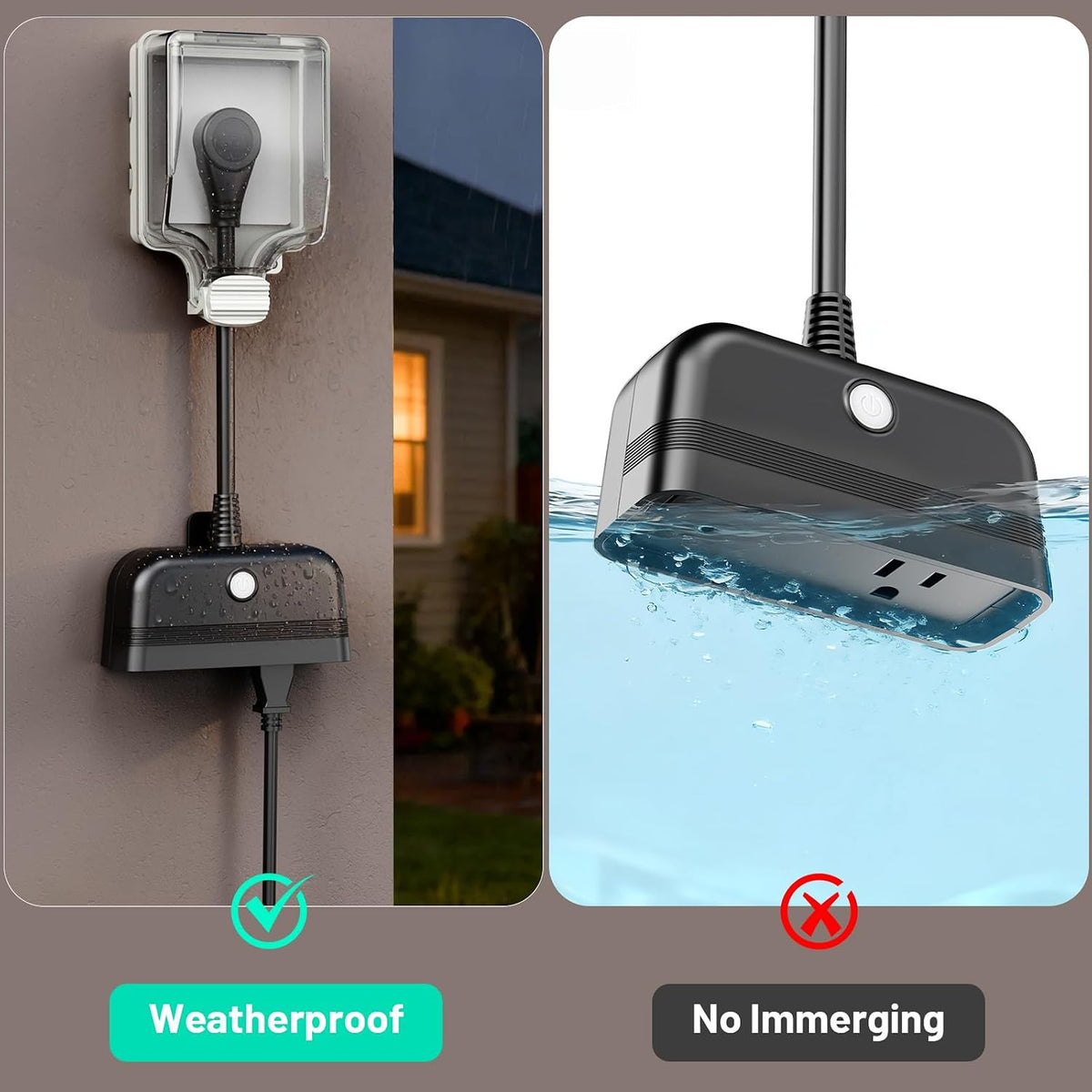 Alarma de corte de energía WiFi, alarma de corte de energía exterio...