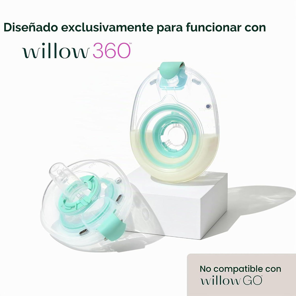 Willow - 360 recipientes reutilizables para leche materna - Brida d...