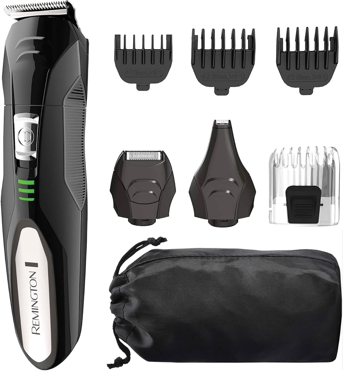 Remington Kit de aseo todo en uno, alimentado por litio, juego de 8...