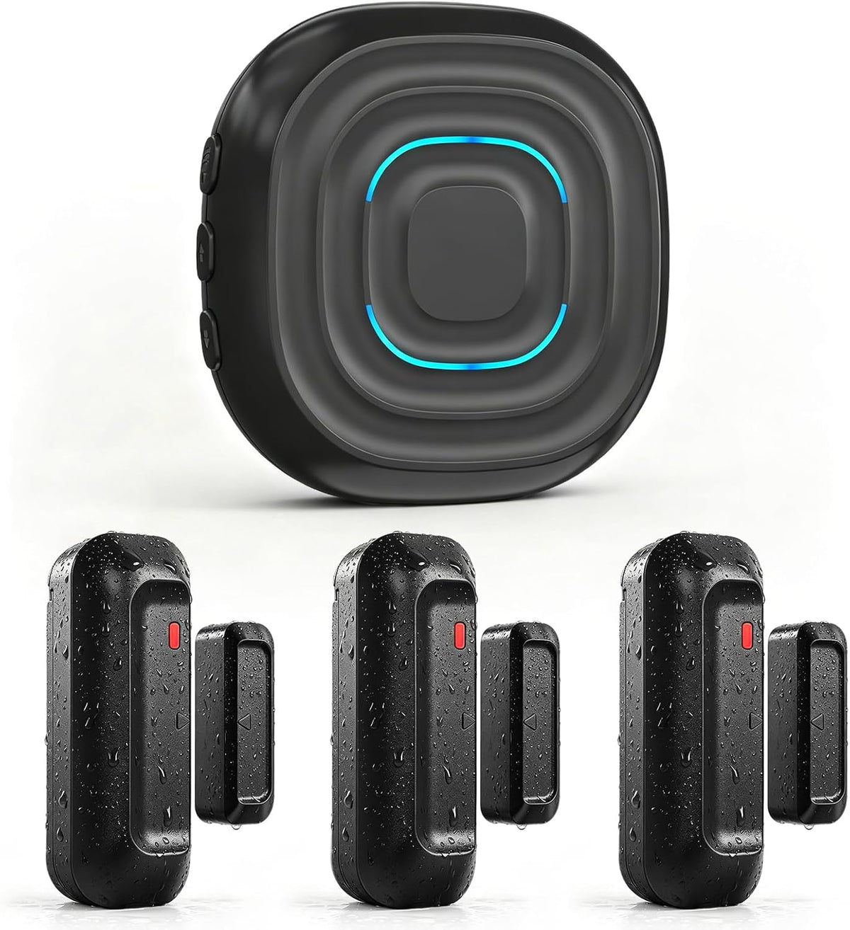 SanJie Timbre de puerta, alarma de puerta 2 en 1 con timbre único o...
