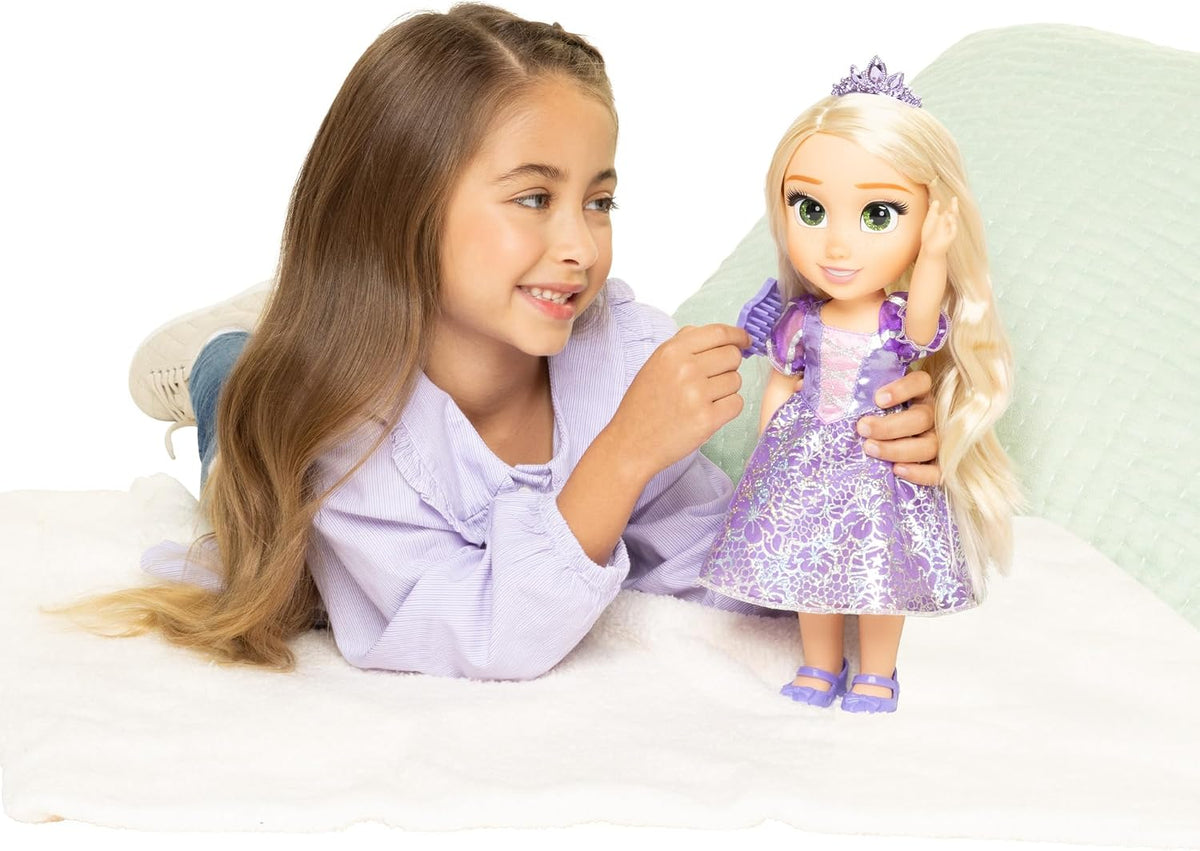 Disney Princess My Friend - Muñeca Rapunzel de 14 pulgadas de alto,...