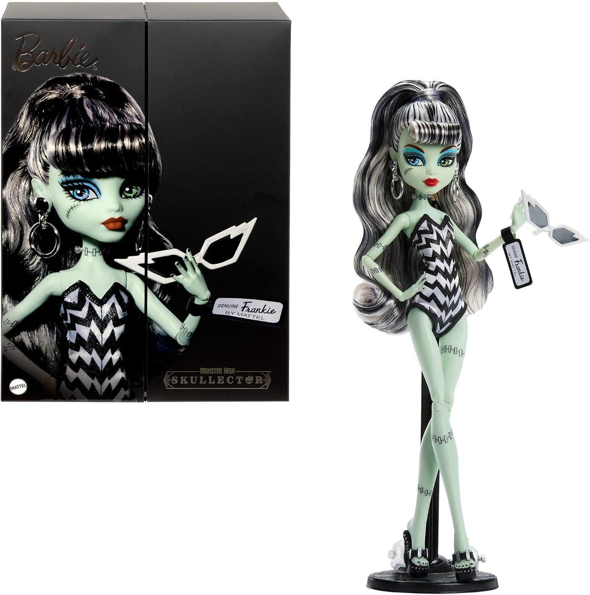 Monster High x Barbie Frankie Stein Doll con traje de baño inspirad...