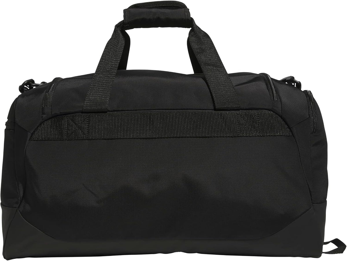 adidas Defender - Maleta deportiva, color negro\/plateado metálico,...