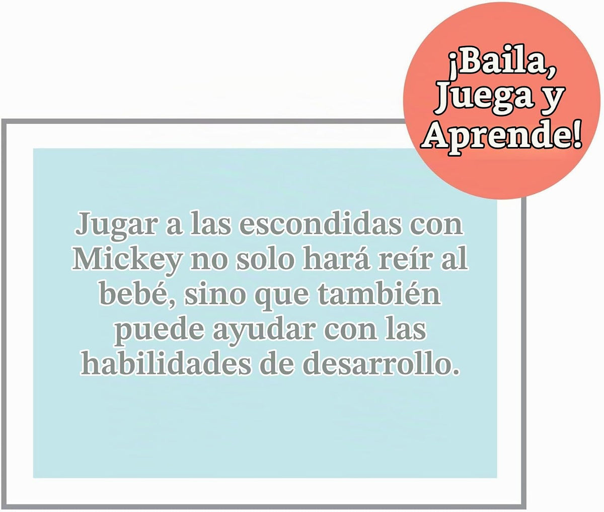Disney Baby - Peluche interactivo de Mickey Mouse de 11 pulgadas pa...
