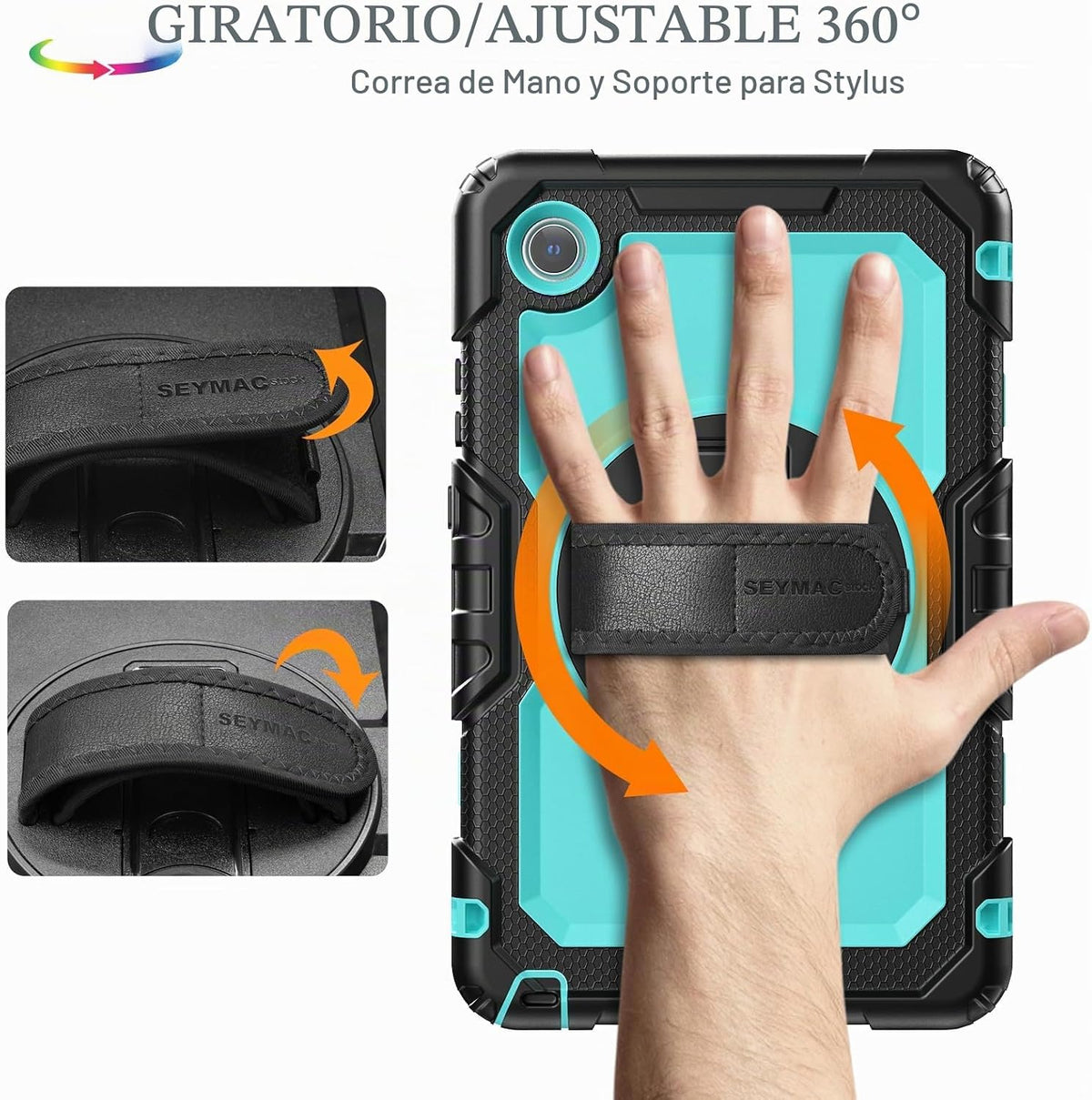 SEYMAC stock Funda para tablet Lenovo Tab One \/ K9 (TB305FU) 8.7 p...