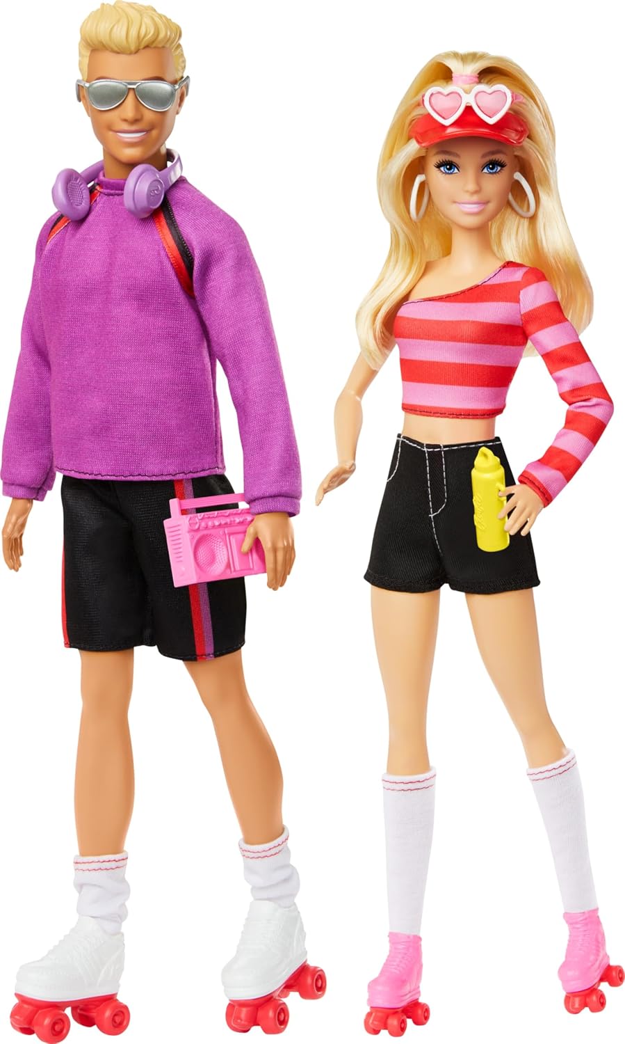 Barbie Fashionistas Patinaje sobre ruedas Barbie & Ken Set | 2 muñe...