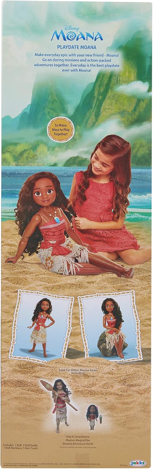 Muñeca Moana de Disney de 32 pulgadas de alto Playdate perfectament...