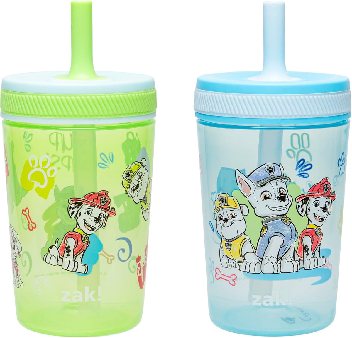 Zak Designs PAW Patrol Kelso - Vasos Sippy para niños pequeños para...