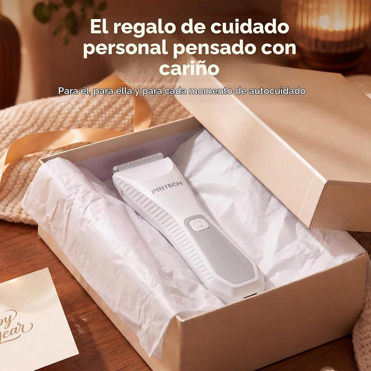 PRITECH Manscape - Recortadora de pelo Pubic para mujer, recortador...