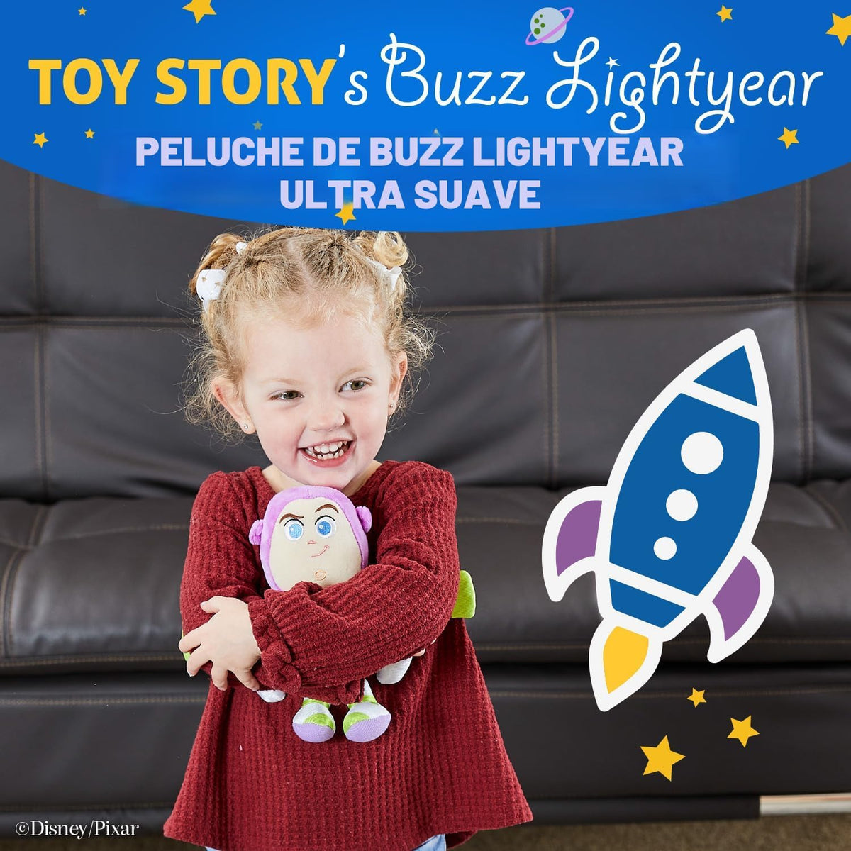 Disney Baby Toy Story - Peluche grande de 8 pulgadas
