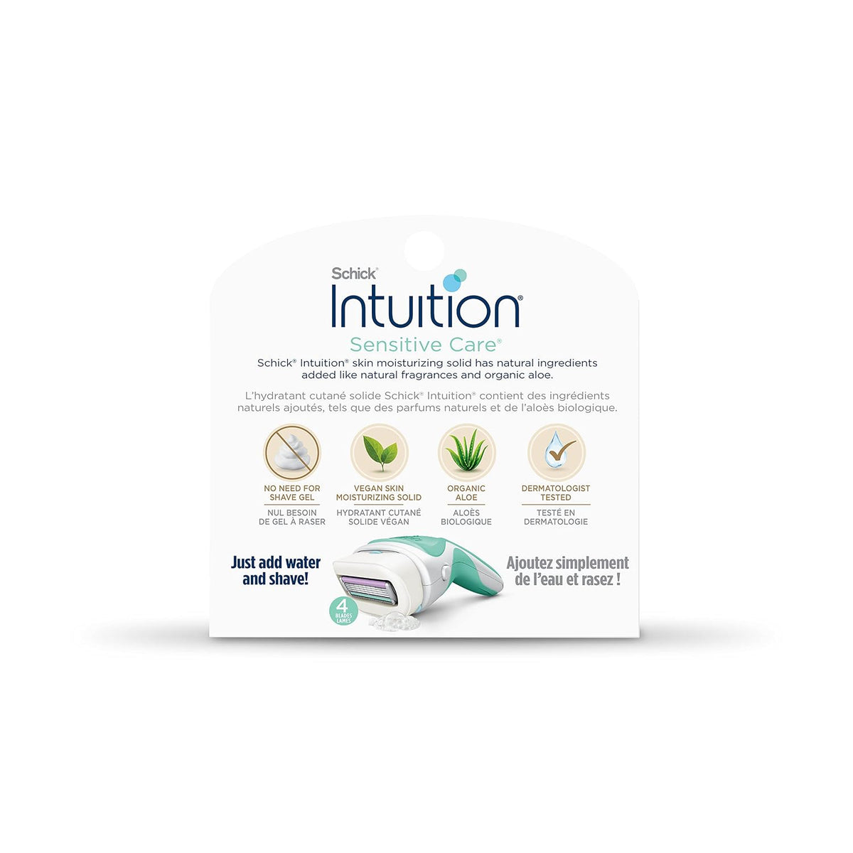 INTUITION Schick Repuesto, Maquinillas de Afeitar para Mujeres con...