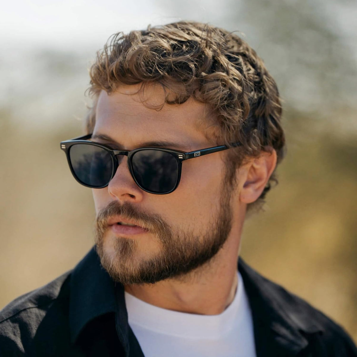 WMP Eyewear - Gafas de sol polarizadas modernas y redondas para hom...