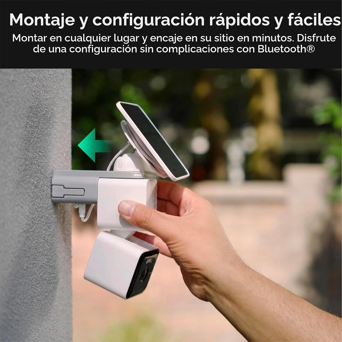 WYZE Cámara solar Pan, cámaras de seguridad 2K inalámbricas al aire...