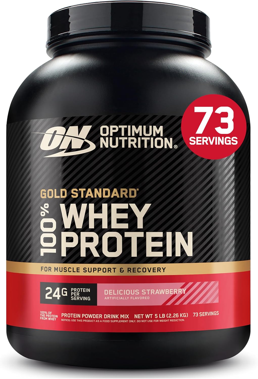 Optimum Nutrition Estándar dorado 100% Proteína de Suero de Leche e...