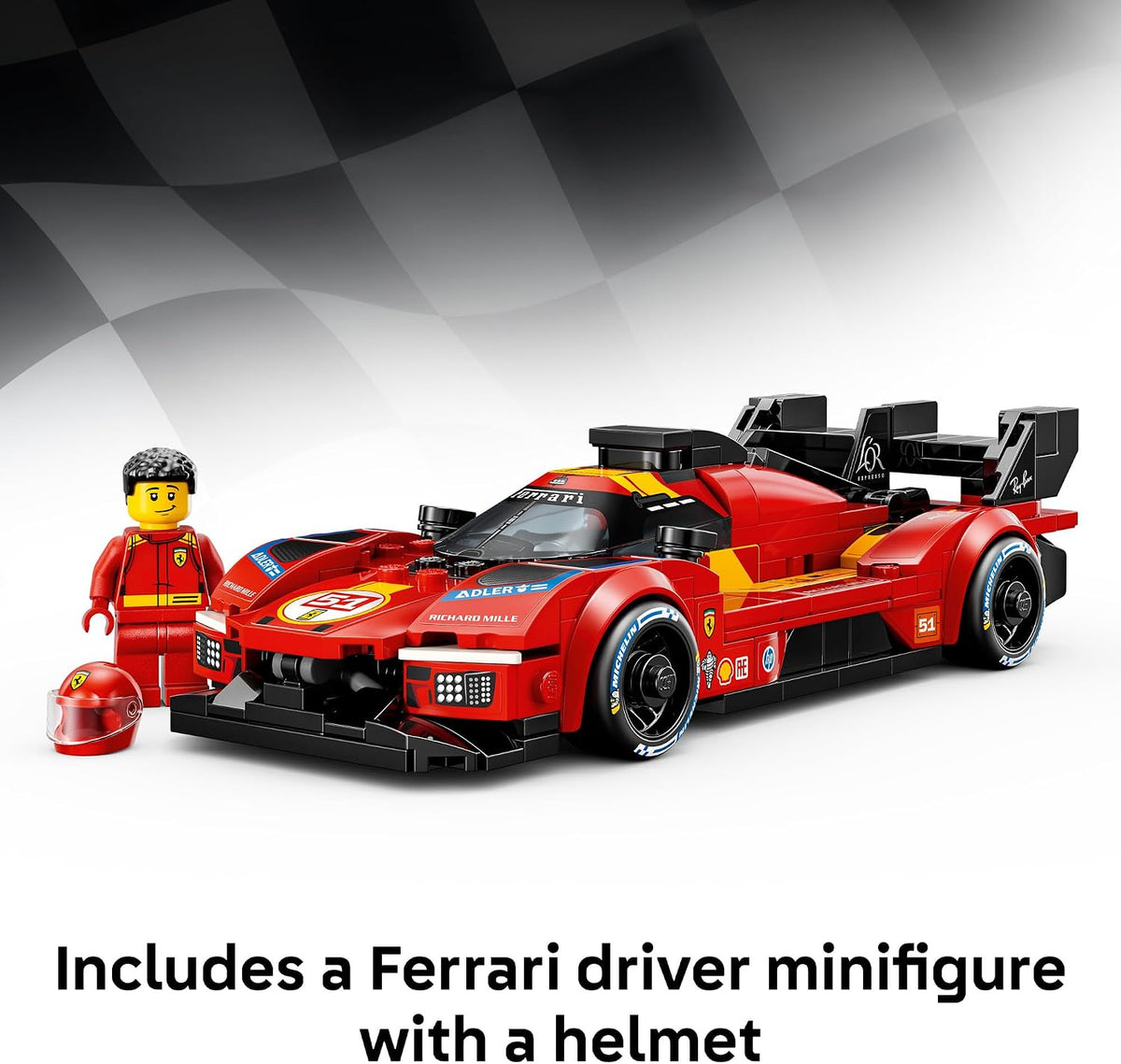 LEGO Campeones de Velocidad Ferrari 499P 77261 | Juguete de constru...