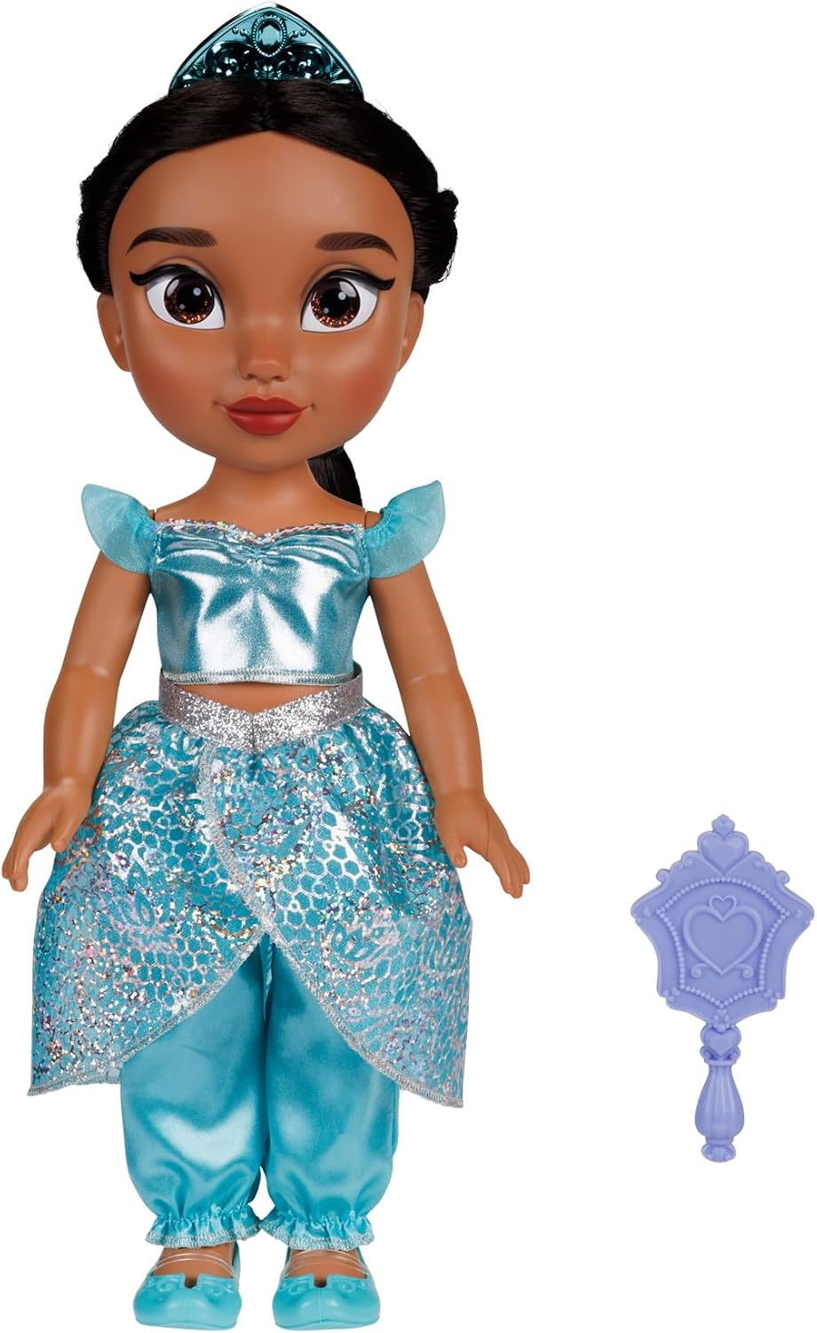 Disney Princess My Friend - Muñeca Jasmine de 14 pulgadas de alto,...
